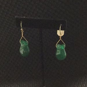 Vintage German Glass Earrings